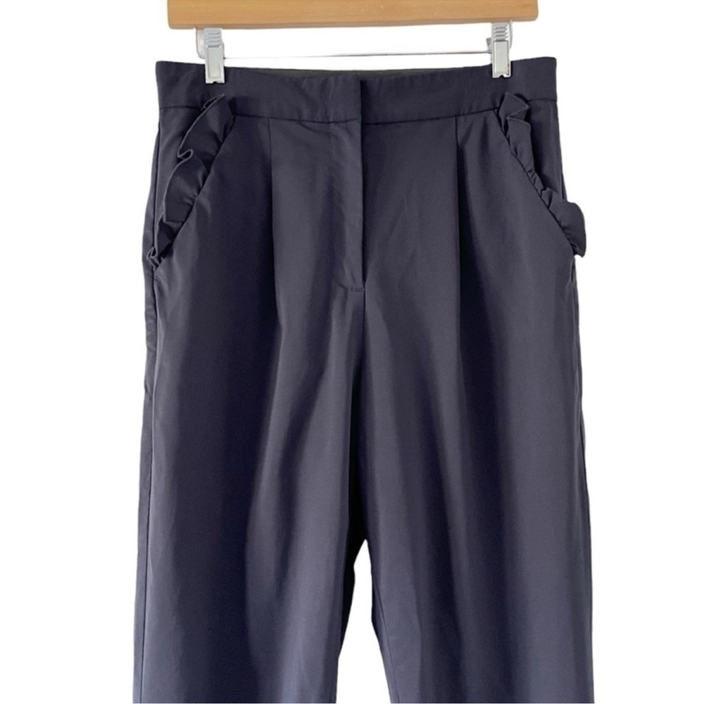 Rebecca Taylor Spring Suiting Ruffle Pants - Picture 8 of 13